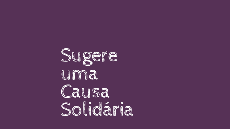 Sugere uma Causa Solidária